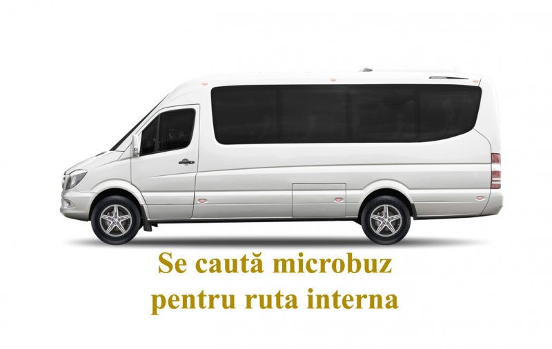Se caută microbuz pentru ruta internă