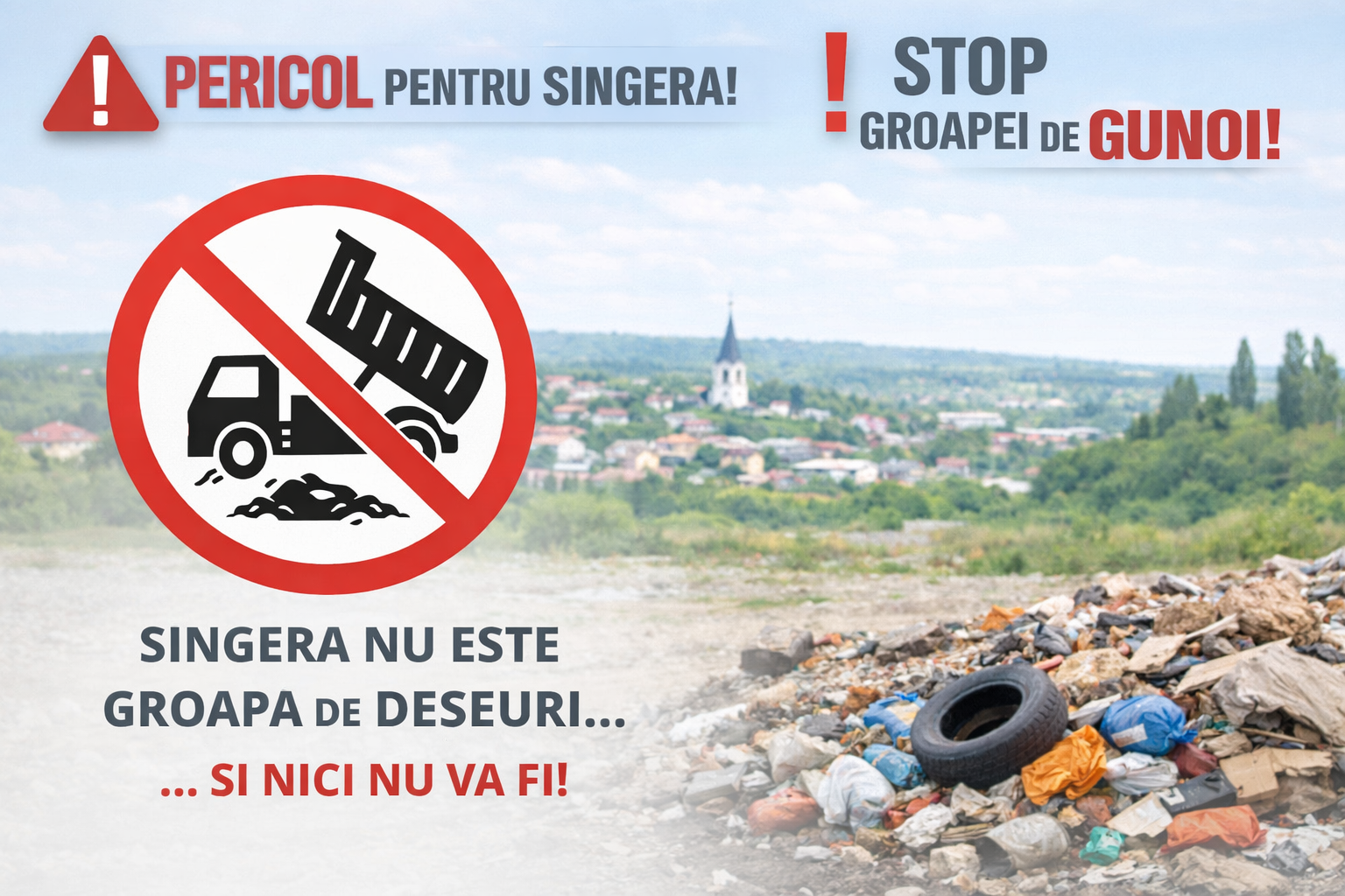 Mesaj de importanță maximă pentru locuitorii din orașul Sîngera!