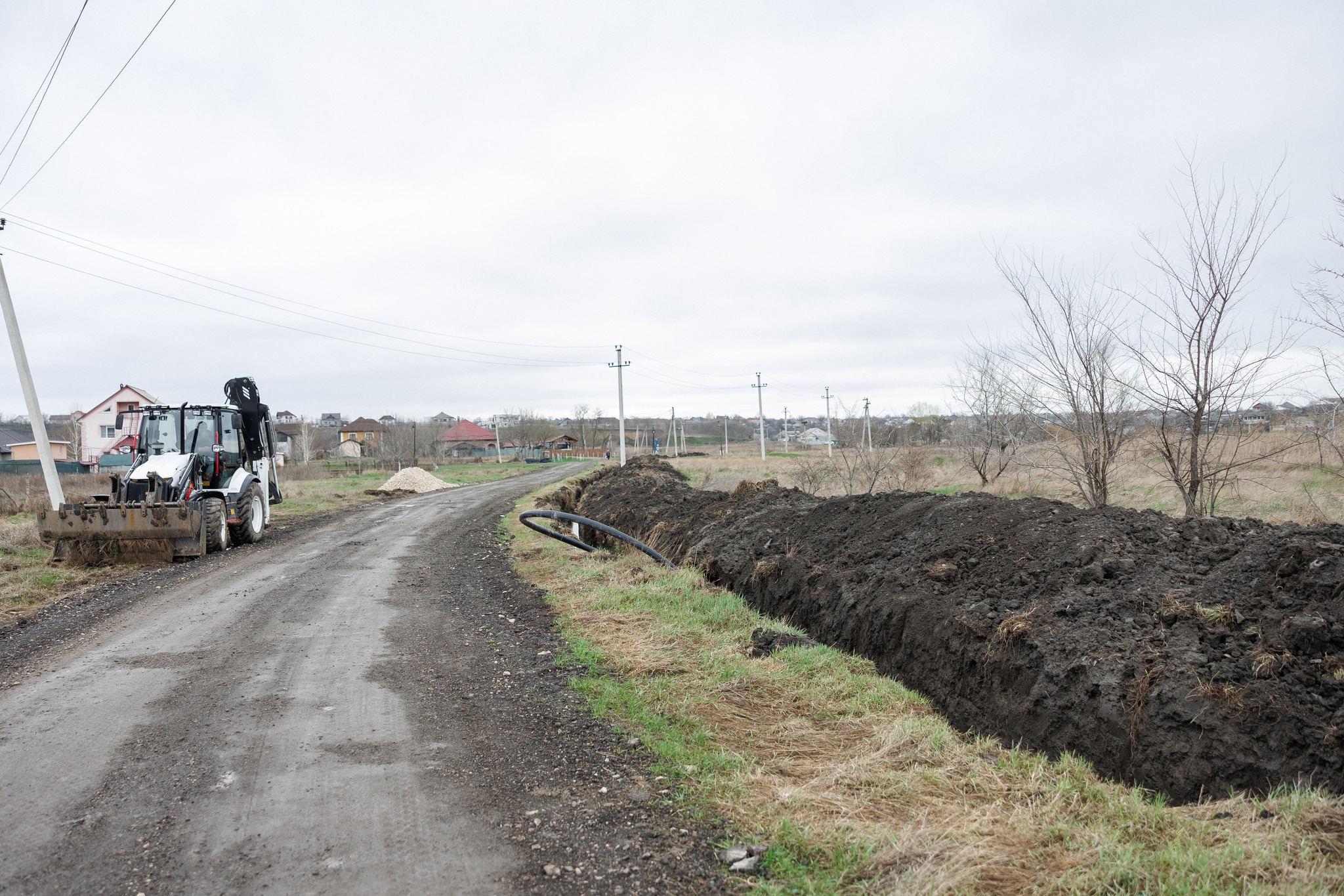 Au început lucrările de extindere a sistemului de canalizare