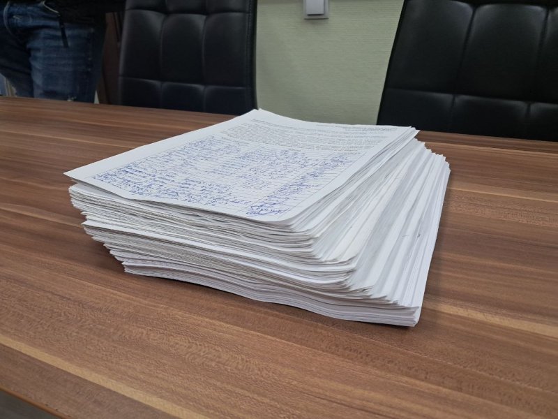 Semnături împotriva amplasării centrului de gestionare a deșeurilor în or. Sîngera