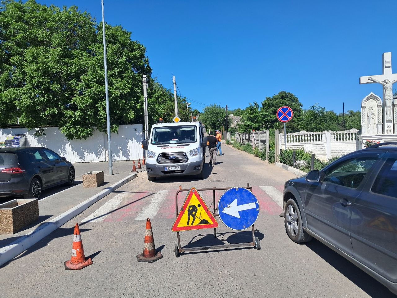 Straturi de egalizare pe str. S. Lazo și D. Cantemir din or. Sîngera , străzile vor fi închise temporar
