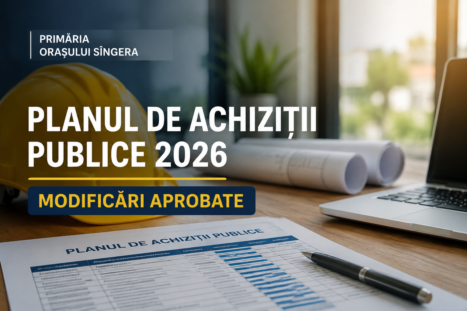 Cu privire la operarea modificărilor Planului de achiziții publice pentru anul 2026
