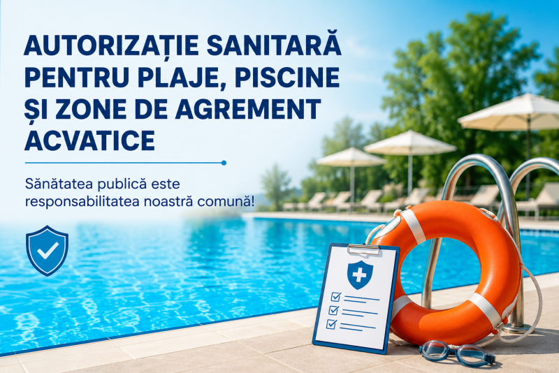 ANSP solicită informații despre agenții economici care administrează plaje, piscine și zone de recreere acvatice